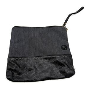 Pistil Black Wristlet Zipper Clutch Bag